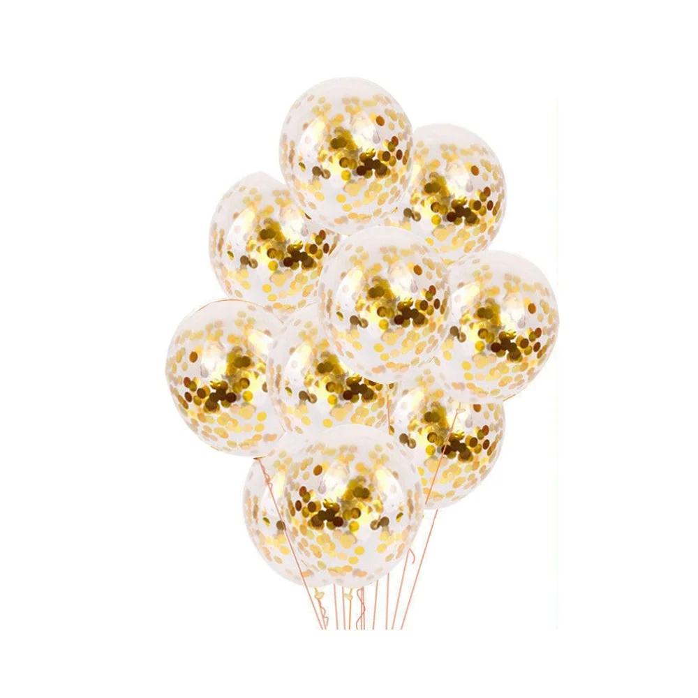 50pcs 12inch Confetti balloon Favors Decoration Party Supplies Anniversary Wedding Decoration for Wedding Event