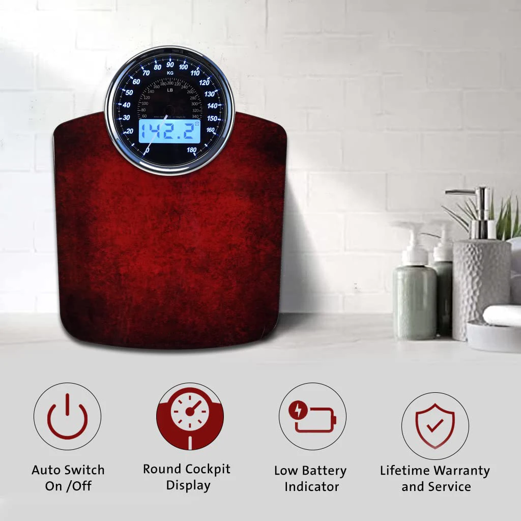 EILISON Highly Advance 2-in-1 Digital & Analog Weighing Scale for Body Weight-400lbs