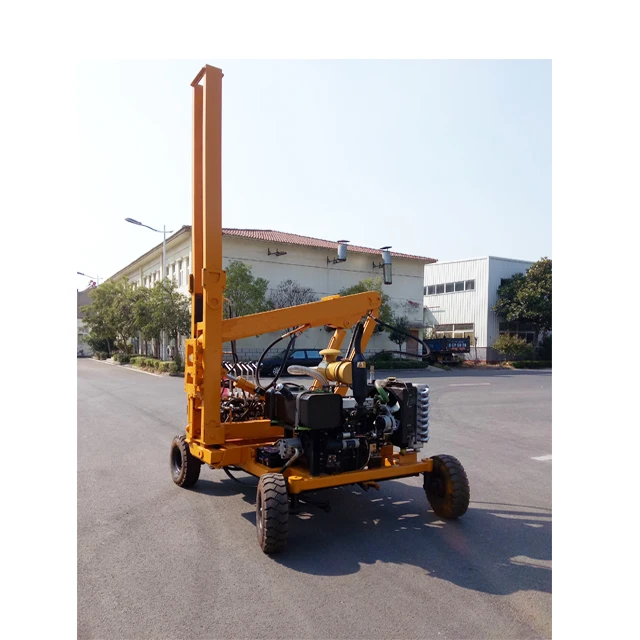 China Ground Screw Machine Pile Driver Post Ram Photovoltaic Pile Driver Machine Mini Pile Driver