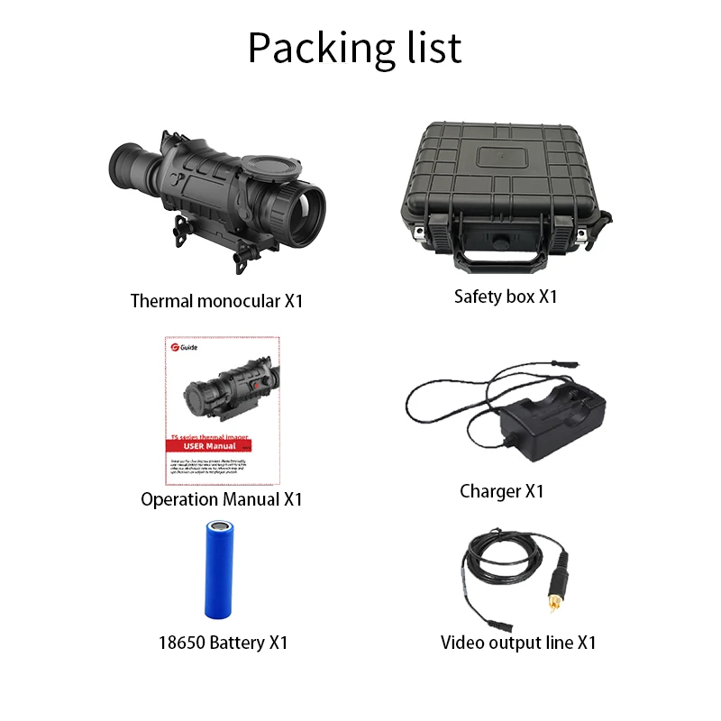 Guide TS ultra-light and convenient thermal imager thermal imaging monocular hunting infra red thermal imaging camera