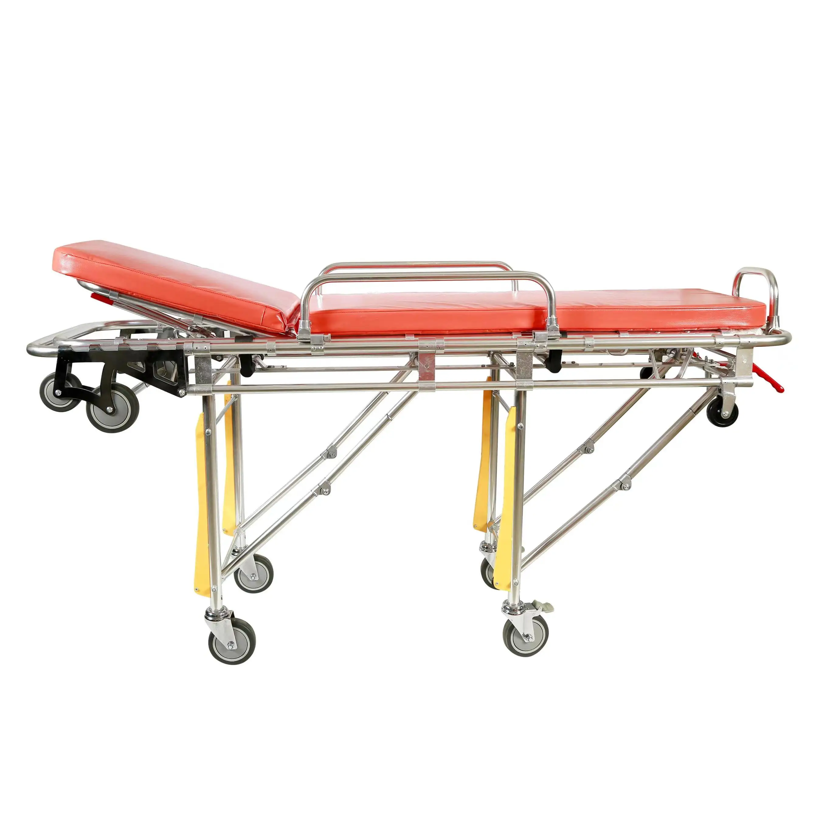 Chenwei Automatic Folding Trolley Adjustable Comfortable Emergency Medical Machine Ambulance Stretcher