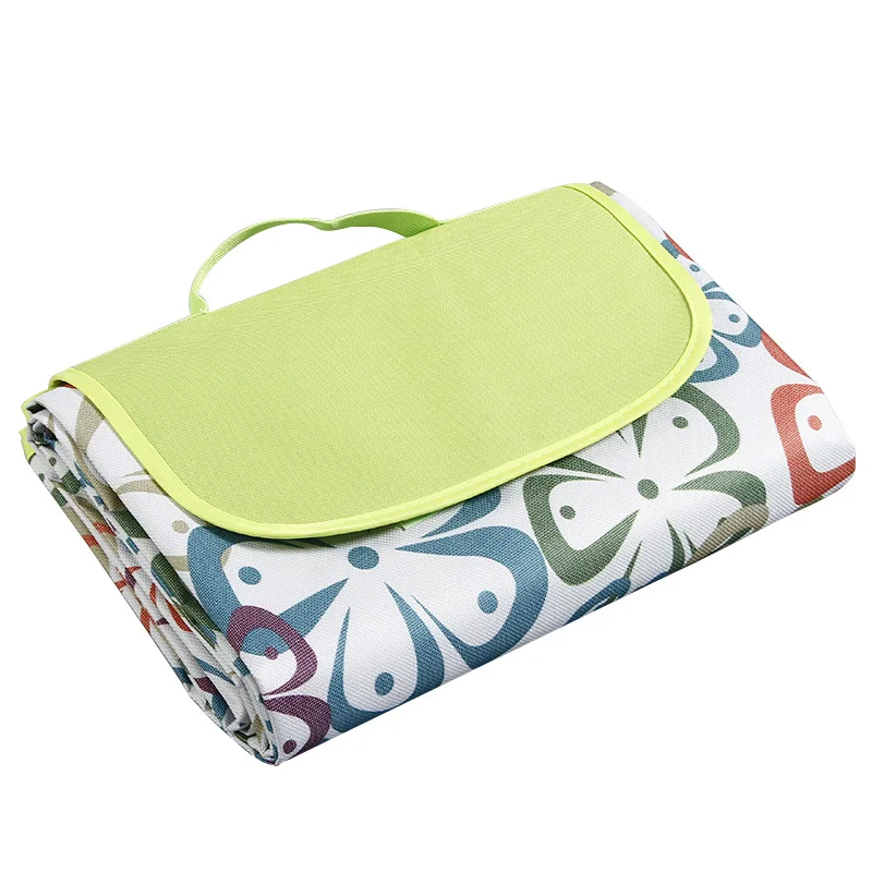 Mat Picnic Blanket Straw Sitting Pad With Leather Quilt Picnic Blanket All Season Universal Portable Picnic Mat