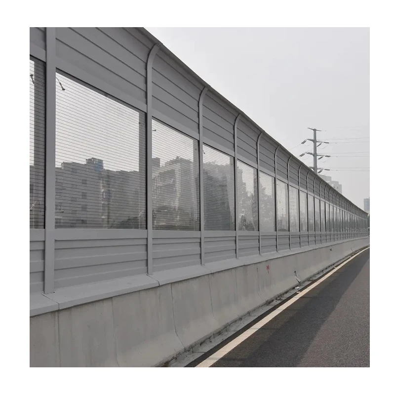 Outdoor Acrylic Sheet Sound Barrier Sound Absorbing Panel Soundproof Insulation Barriers Highway Noise Barrier Prices