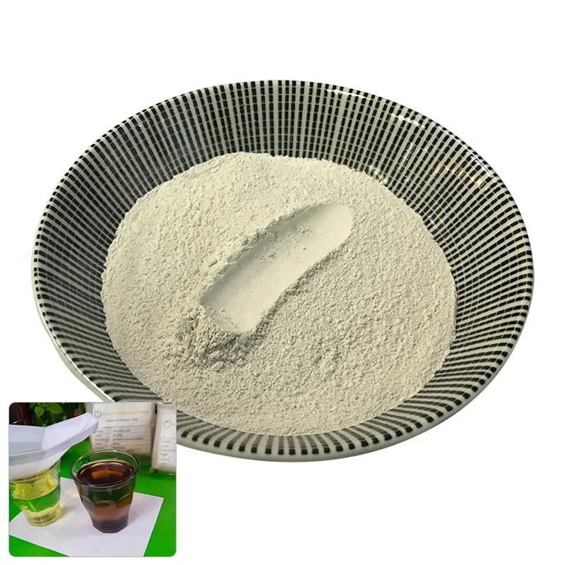 chemical auxiliary agent acid activated bleaching earth for kerosene oil red diesel bleaching