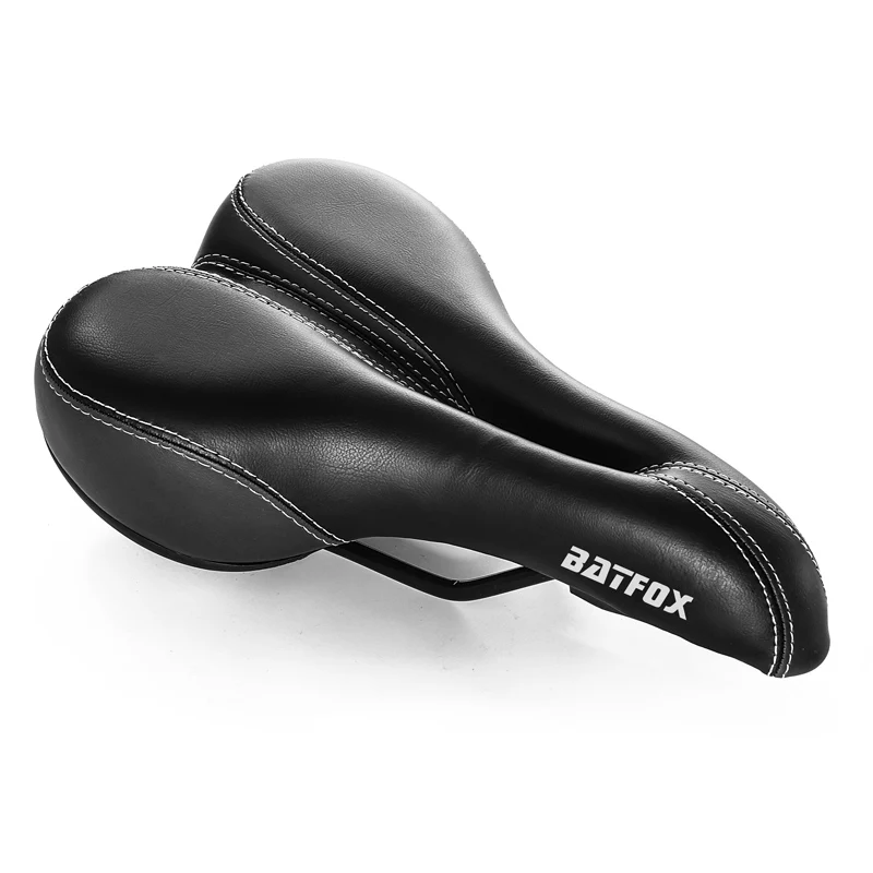 BATFOX Customized Bike Saddle Seat Waterproof Comfortable Riding Road Bike Saddle PU MTB Saddle