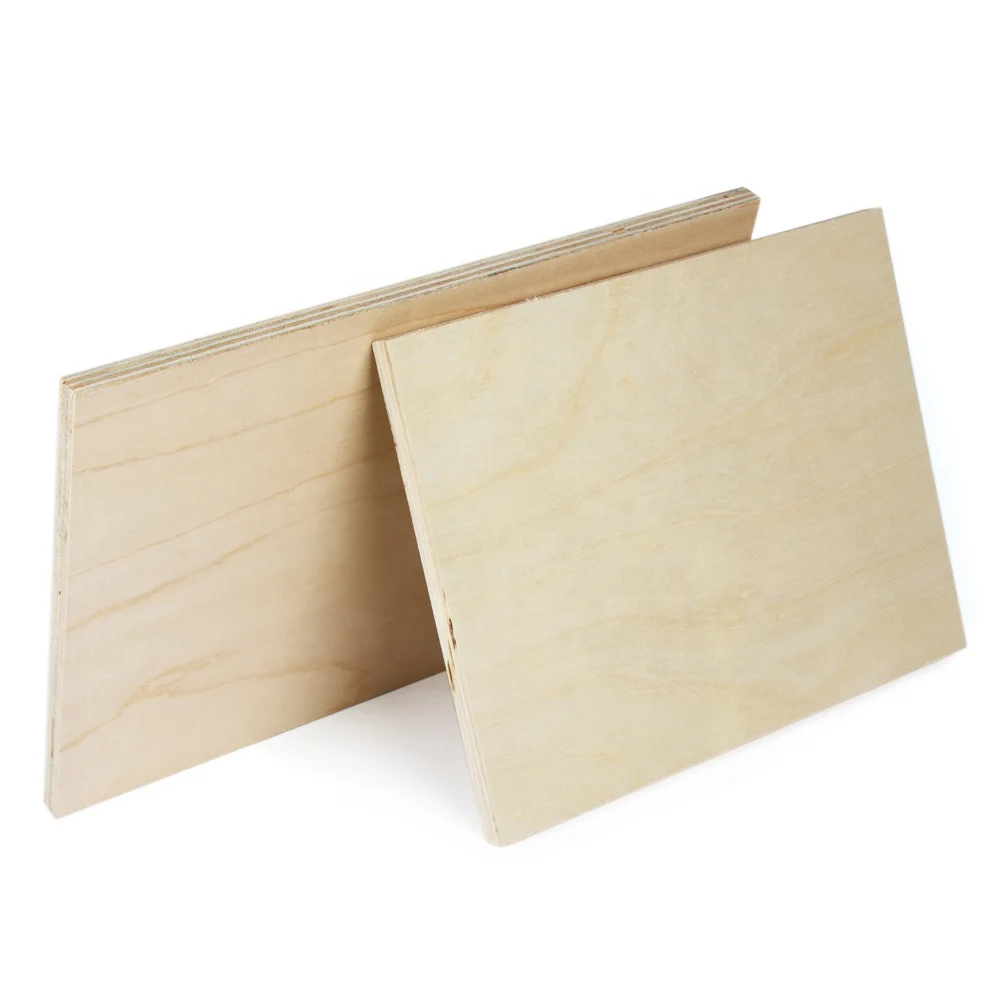 1525x1525mm Full Baltic Birch Plywood Phenolic Glue Russia Grade B/BB BB/BB for Furniture Toys CNC Cutting