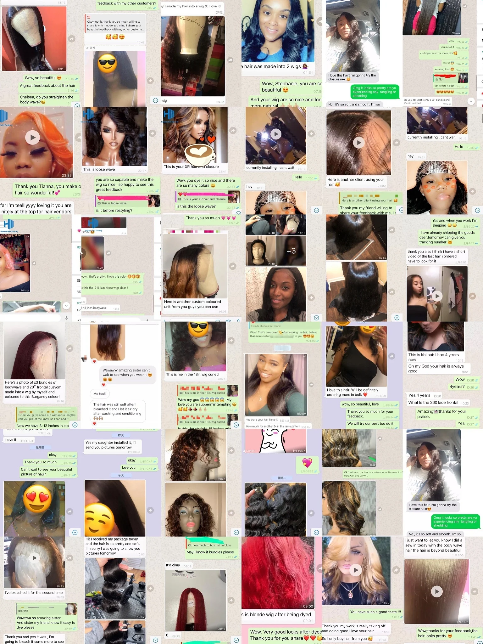 Honest Hair Factory hair company names