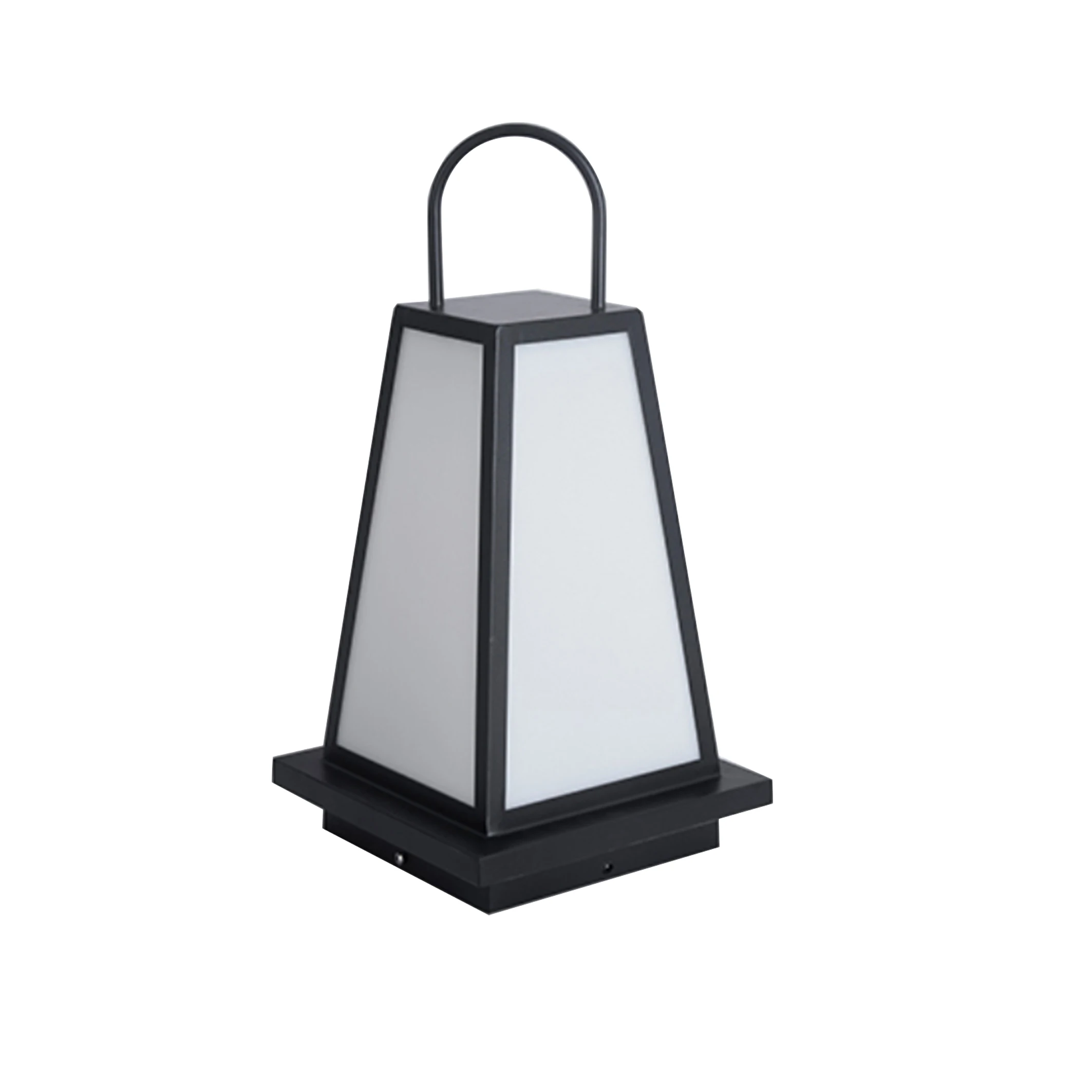 Лидер продаж современный минималистский уличный водонепроницаемый IP54 Квадратный светодиодный светильник E27 для углового газона напольный