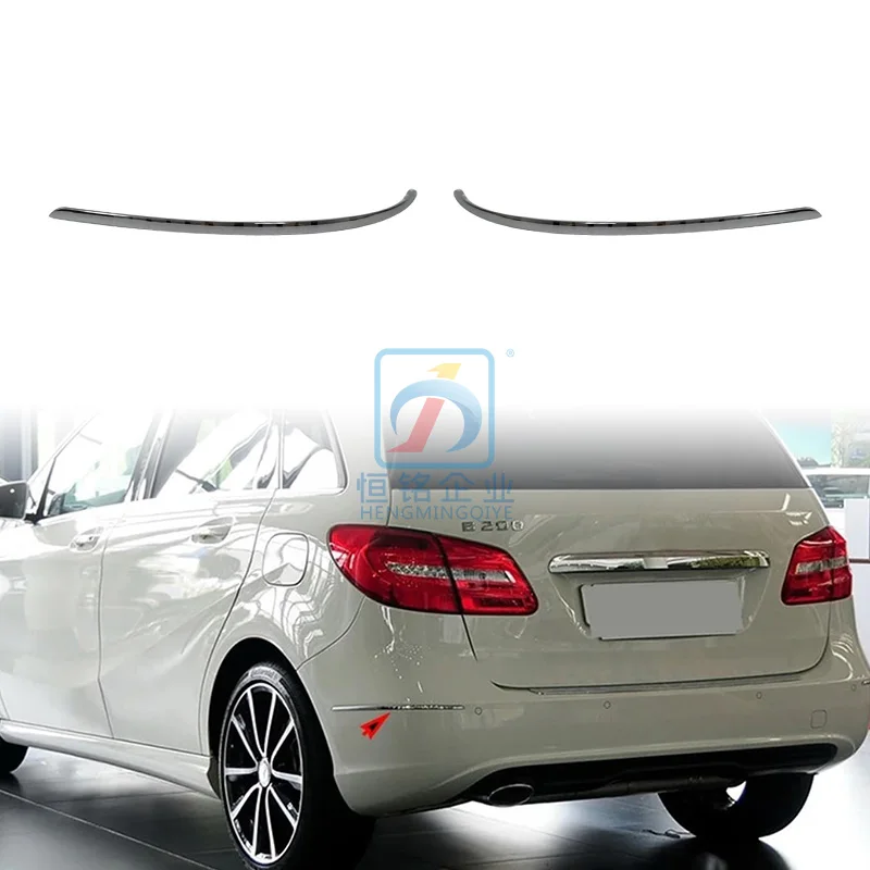 2468850921 W246 car bumper REAR Front Chrome strip silver Color for Mercedes benz B Class
