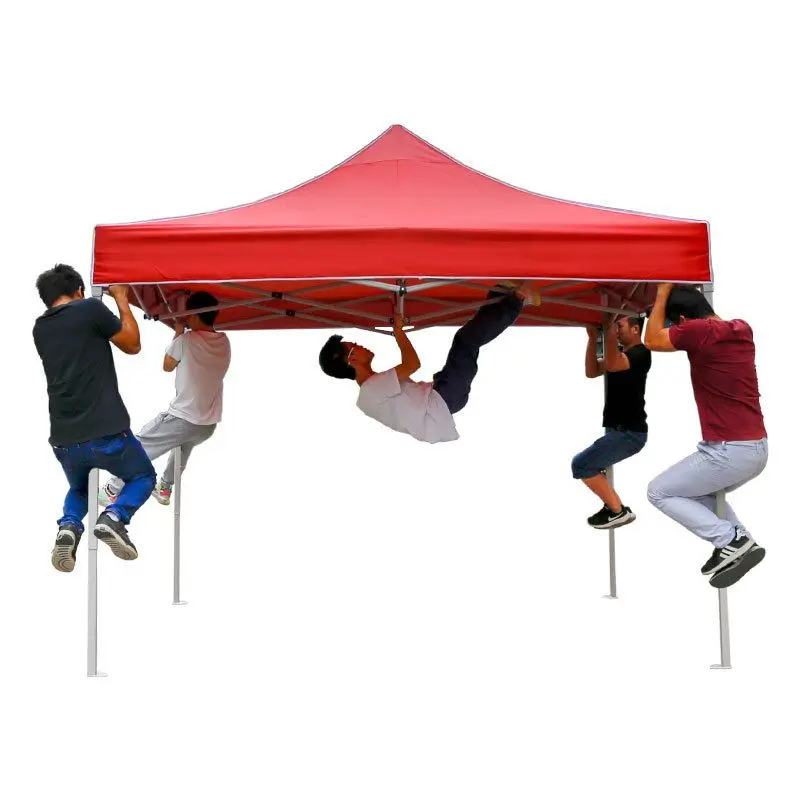 Four Legged Umbrella Tent , Advertising Printing  Protection Cloth Folding Four Corners Big Umbrella Canopy Outdoor Anti-Awning