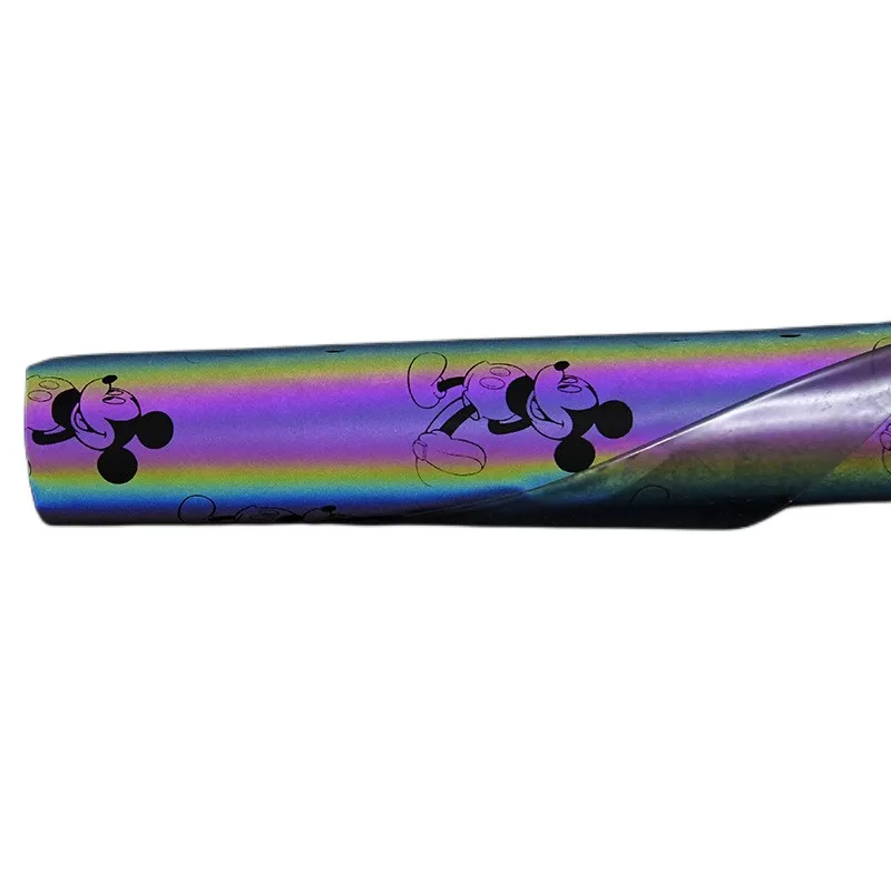 custom Mickey Mouse rainbow reflective heat transfer with Print