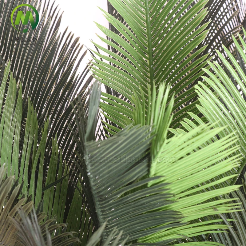 New Style Artificial Bonsai Stand Plants Green Plants Artificial Cycas Revoluta Tree Indoor and Outdoor Decor Artificial Plants