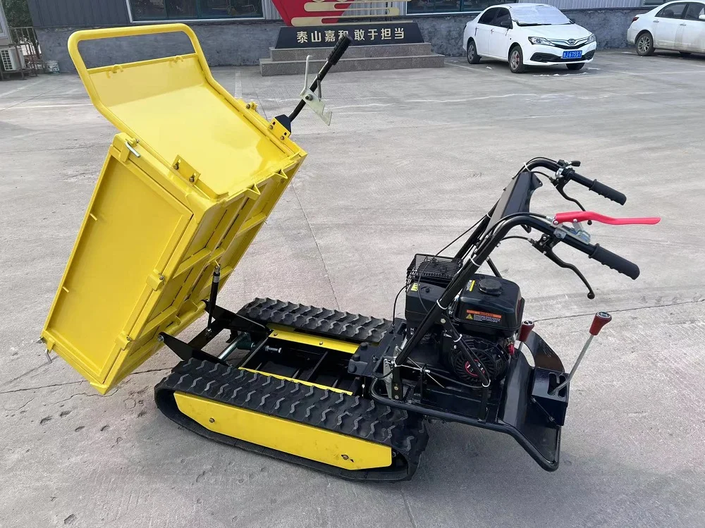 self load track dumper 1ton 2ton 3ton 4ton Woodland Garden Loader mini track crawler dumper in Malaysia