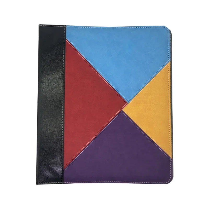 MTG folder game magic zipper closure 9 pockets PU leather custom loose leaf notebook sleeve yugioh tcg premium card binder