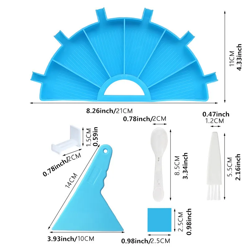 Wholesale DIY 5D Diamond Painting Tray Pen Kit Resin Diamond Art Pen Tools and Accessories Multifunctional Point Drill Tool Set