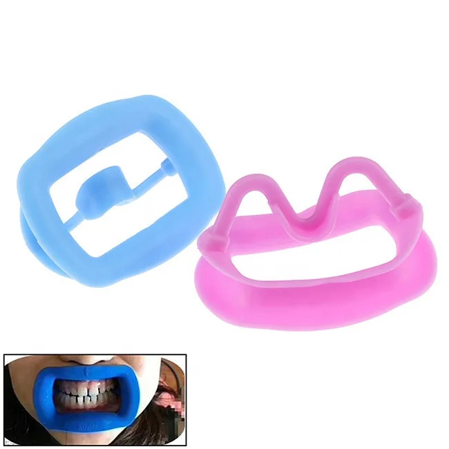 Oral Cheek Retractor Silicone Rubber Mouth Opener Orthodontic Dental Lip Cheek Retractor Extender Mouthopener