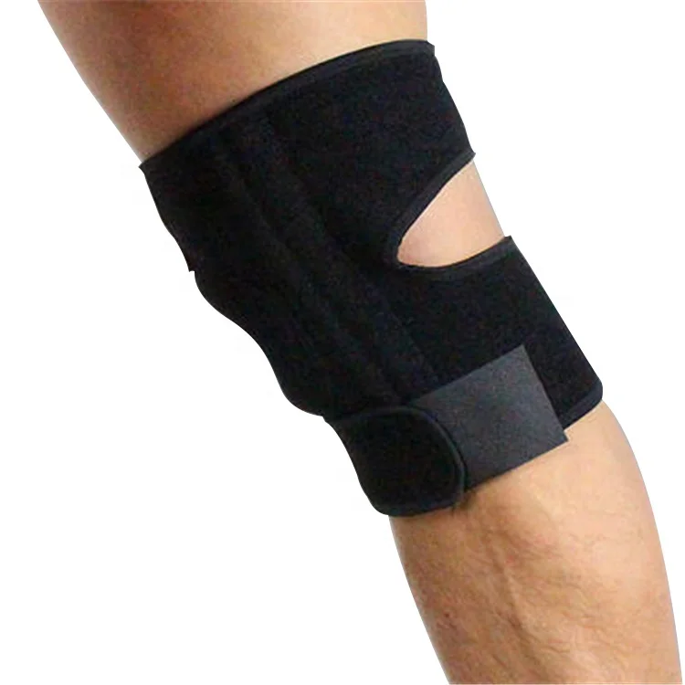 Adjustable Sports Safety Protection neoprene Sport Knee Guards stabilizing Elastic Hinged  Brace Breathable knee Support