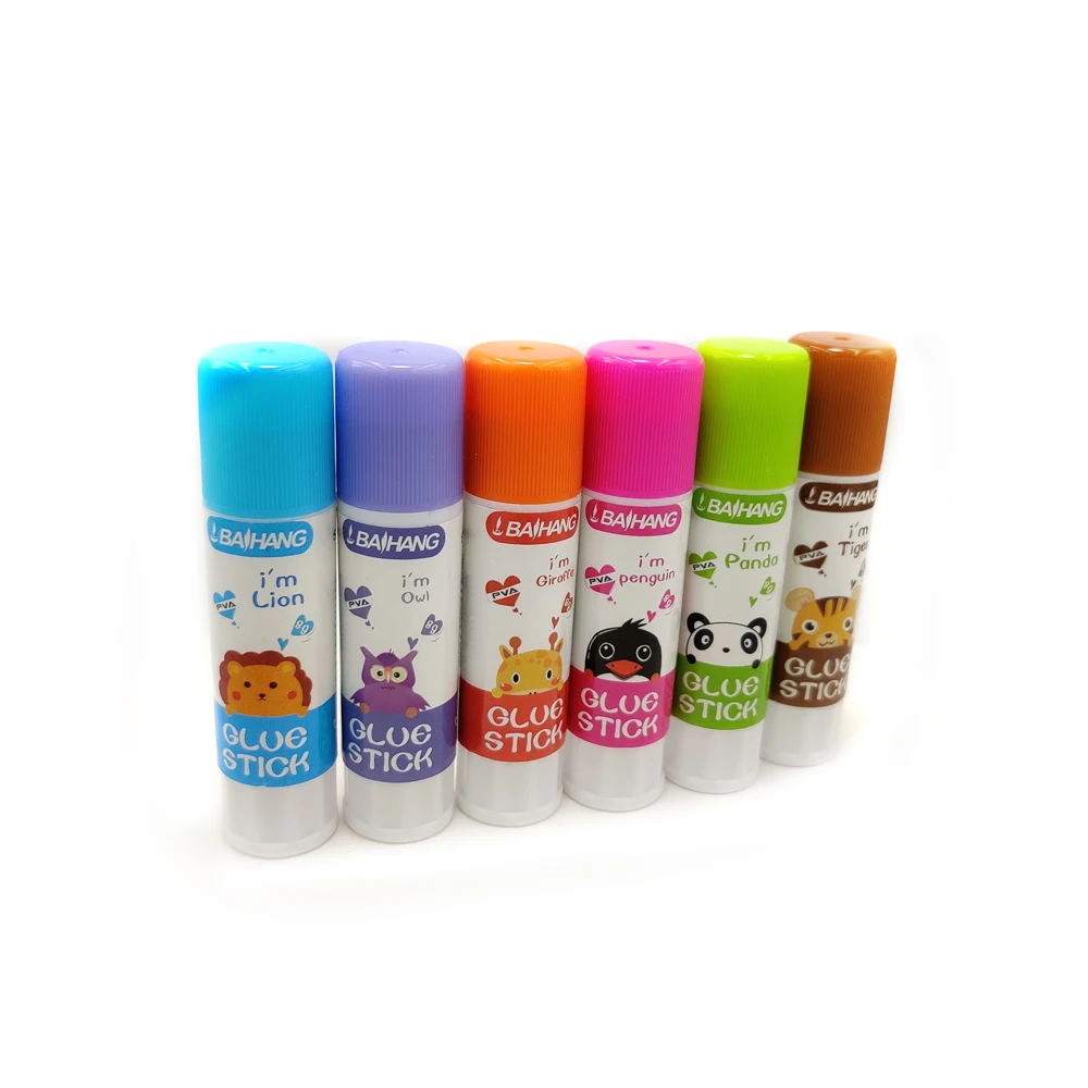 Customized print stationery students useful school supplies non-toxic pva glue stick 8g White Glue Sticks for children