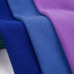 High Quality Sports Hoodies Two Side Polar Fleece Fabric Material Warm Keeping Knitted Polyester Underwear Suits Fabrics
