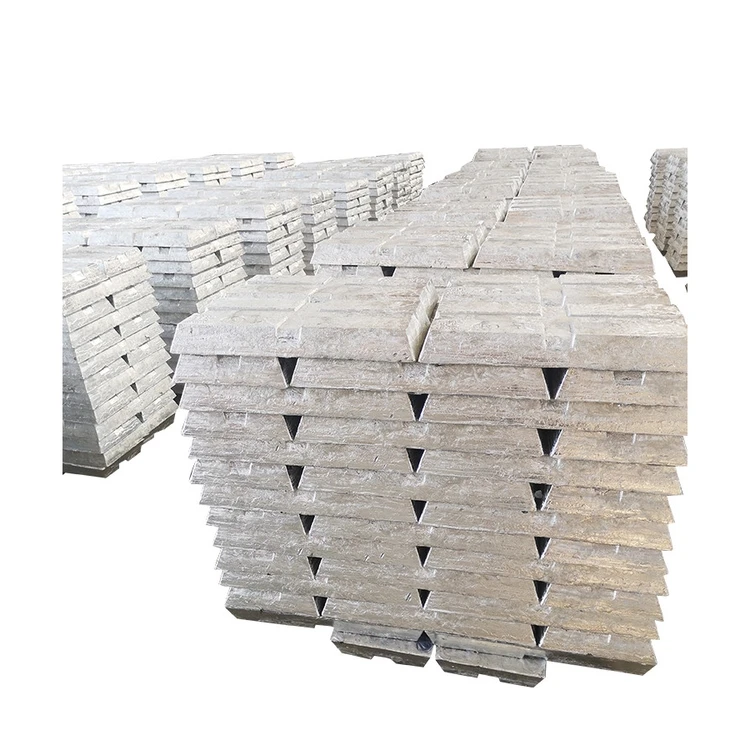 Die Casting Manufacturer Zamak 2 3 5 7 8 Ingot Zinc Alloy Ingot