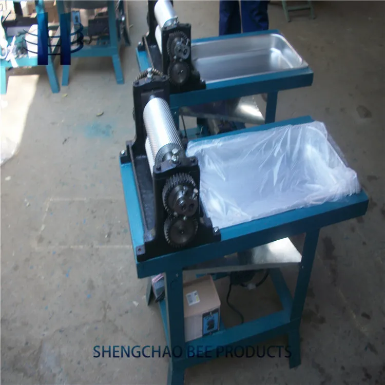 beeswax comb foundation roller mill machine bee wax foundation mill with aluminum alloy roller