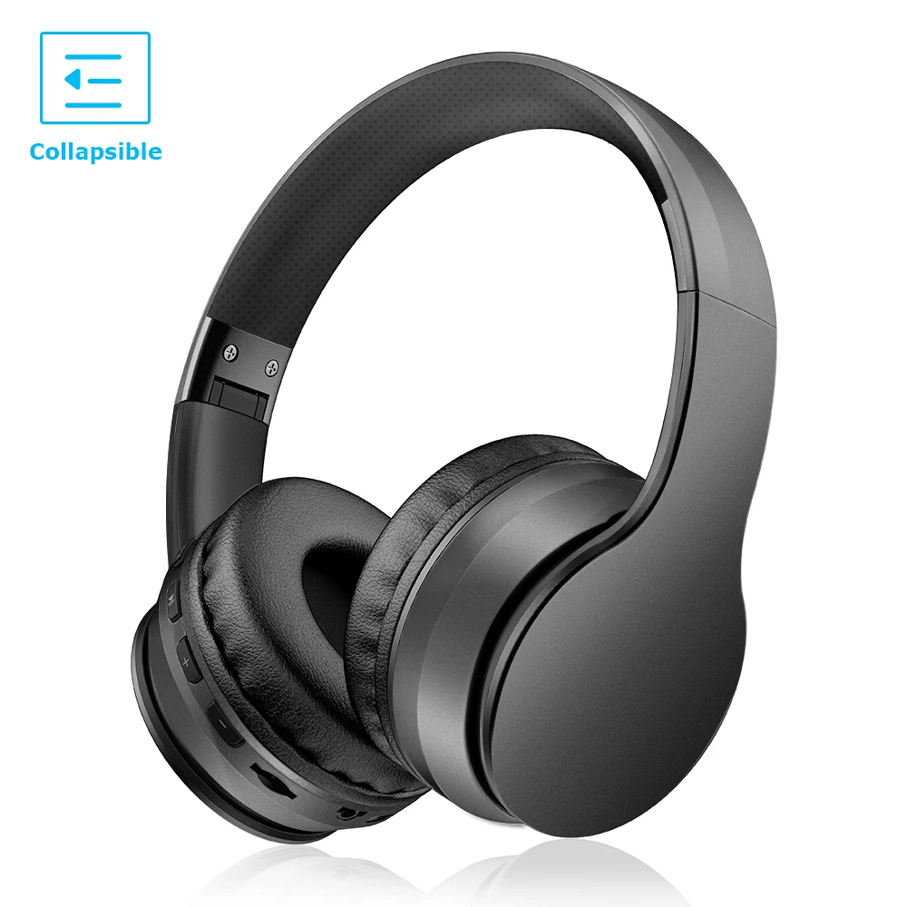 Eson Style Cheap Wireless Adjustable Support Fm Radio Tf Card Audio Line Noise Cancelling Sexy Bluetooth Headphone