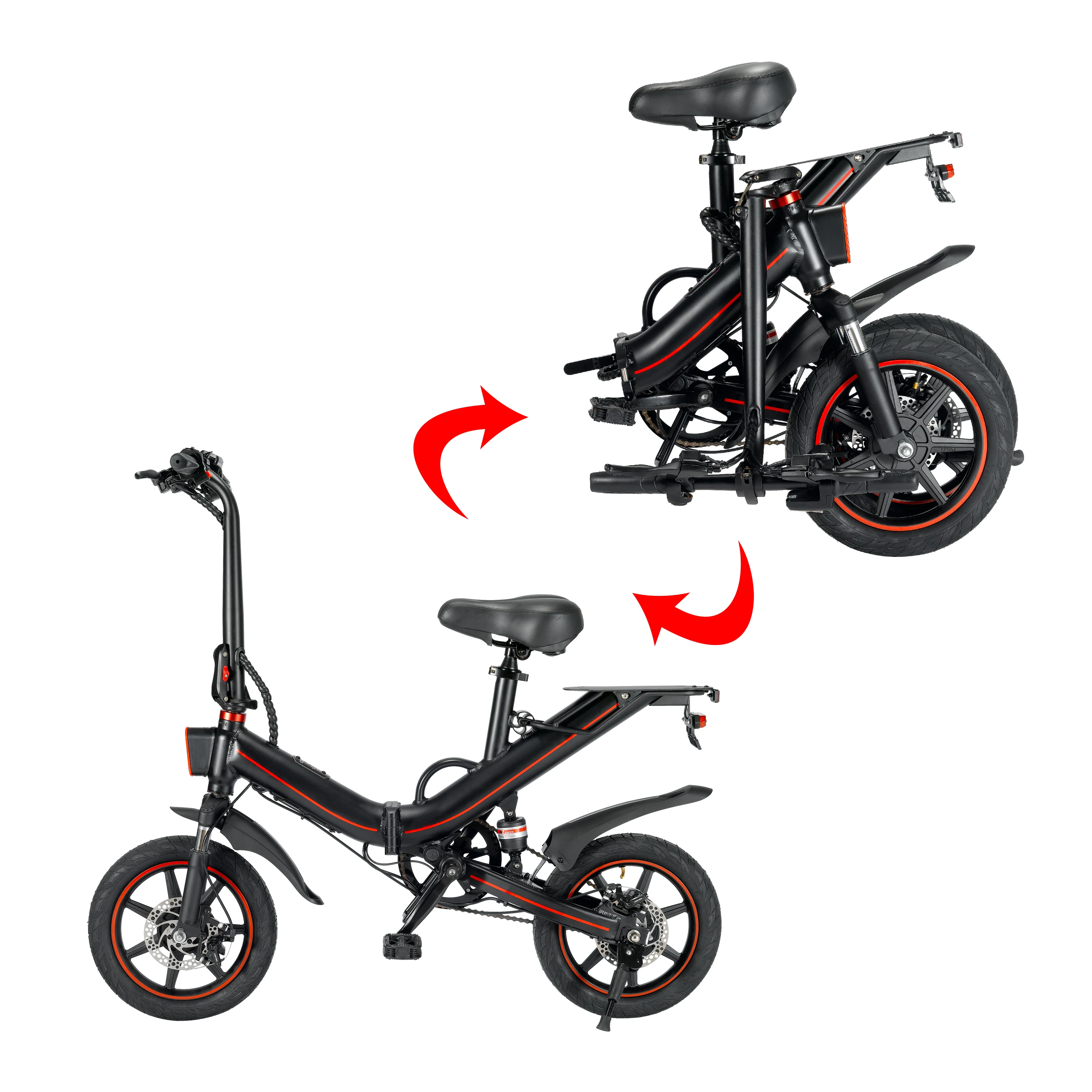 OUXI V5 15ah battery electric bike foldable e-bike folding electric bicycle