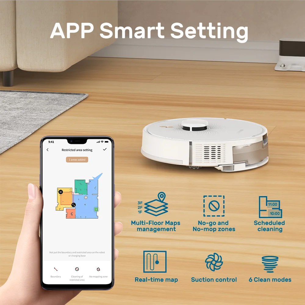 Powerful Deep Clean Spot Vacuum Sweeping And Mop Aspiradora Room Cleaner Auto Robot Vacuum Cleaner Smart For Sale Vacuum