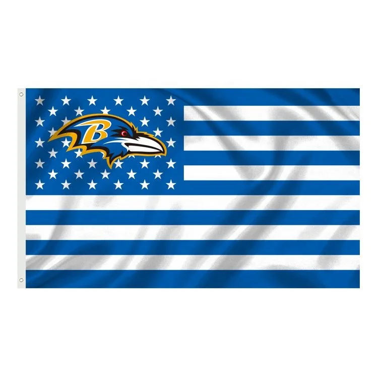 Hot Sale High Quality 3X5ft Flag All The Team  Baltimore Ravens Flag
