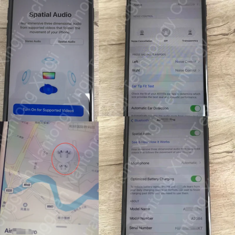 
Original logo 1:1 Air Pro 3 Earbuds Airoha 1562A 1536u chip Air Pro 3 Tws 5.0 Wireless Earphone Earbuds For pro3ANC 