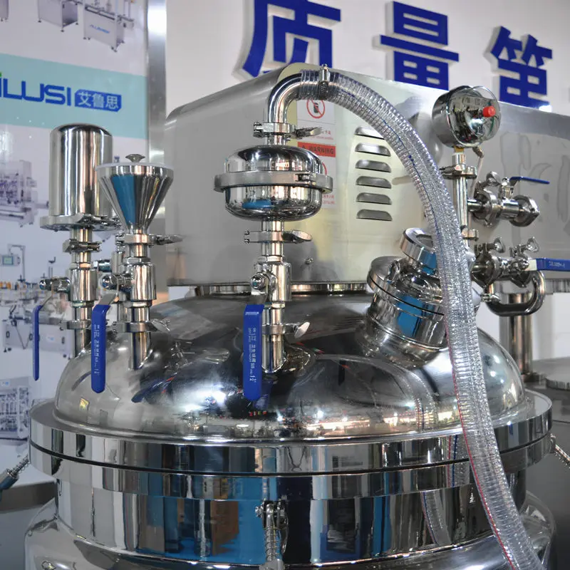 Equipment Mixer For Creams Emulsifier Machine Homogenizing Vacuum Maker Homogeneous Cream Cosmetic Manufacturing Production Line