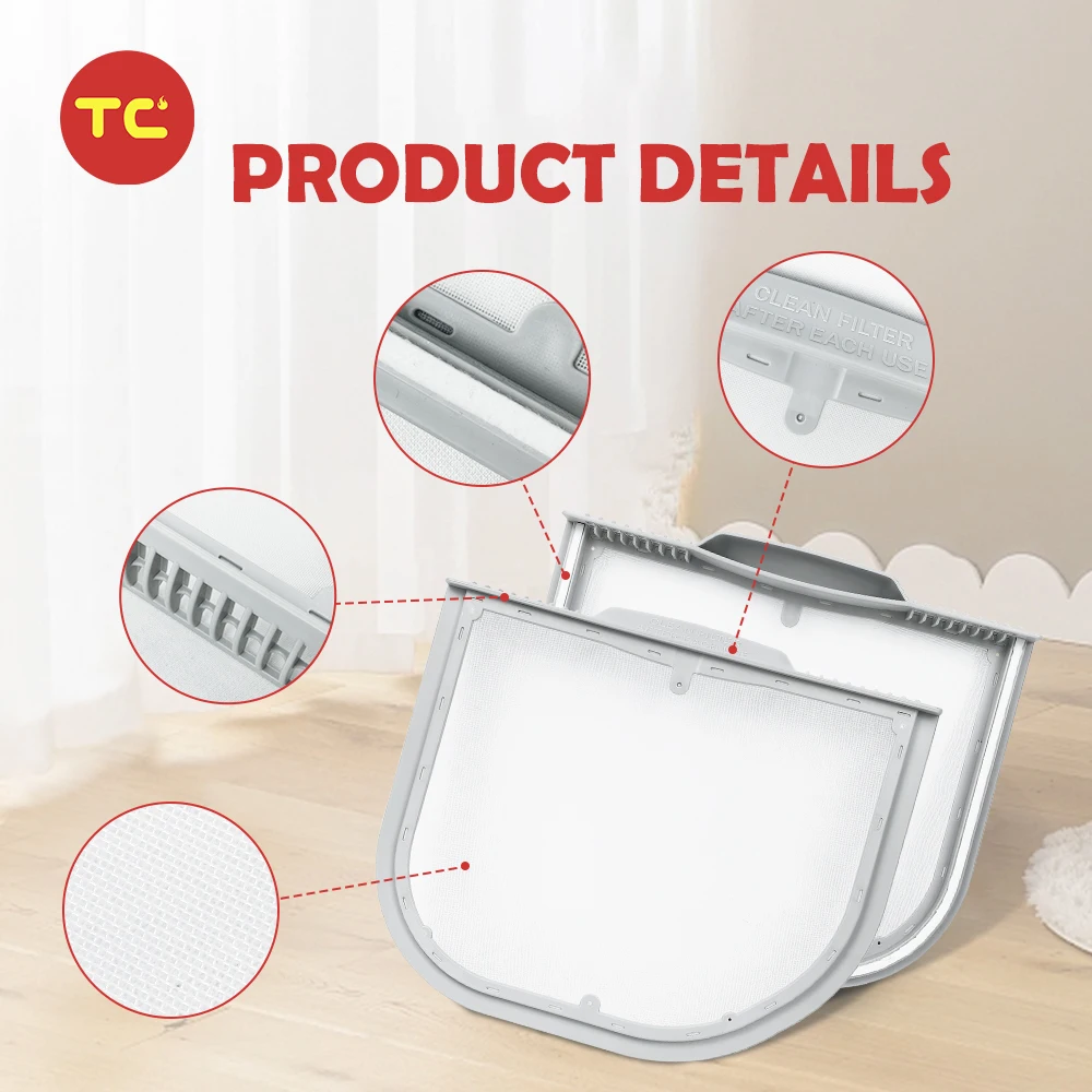 5231EL1001C Dryer Lint Filter Replacement for LG & Kenmore Dryers AP5248138 PS3527575 DLE4870W Dryer Lint Filter