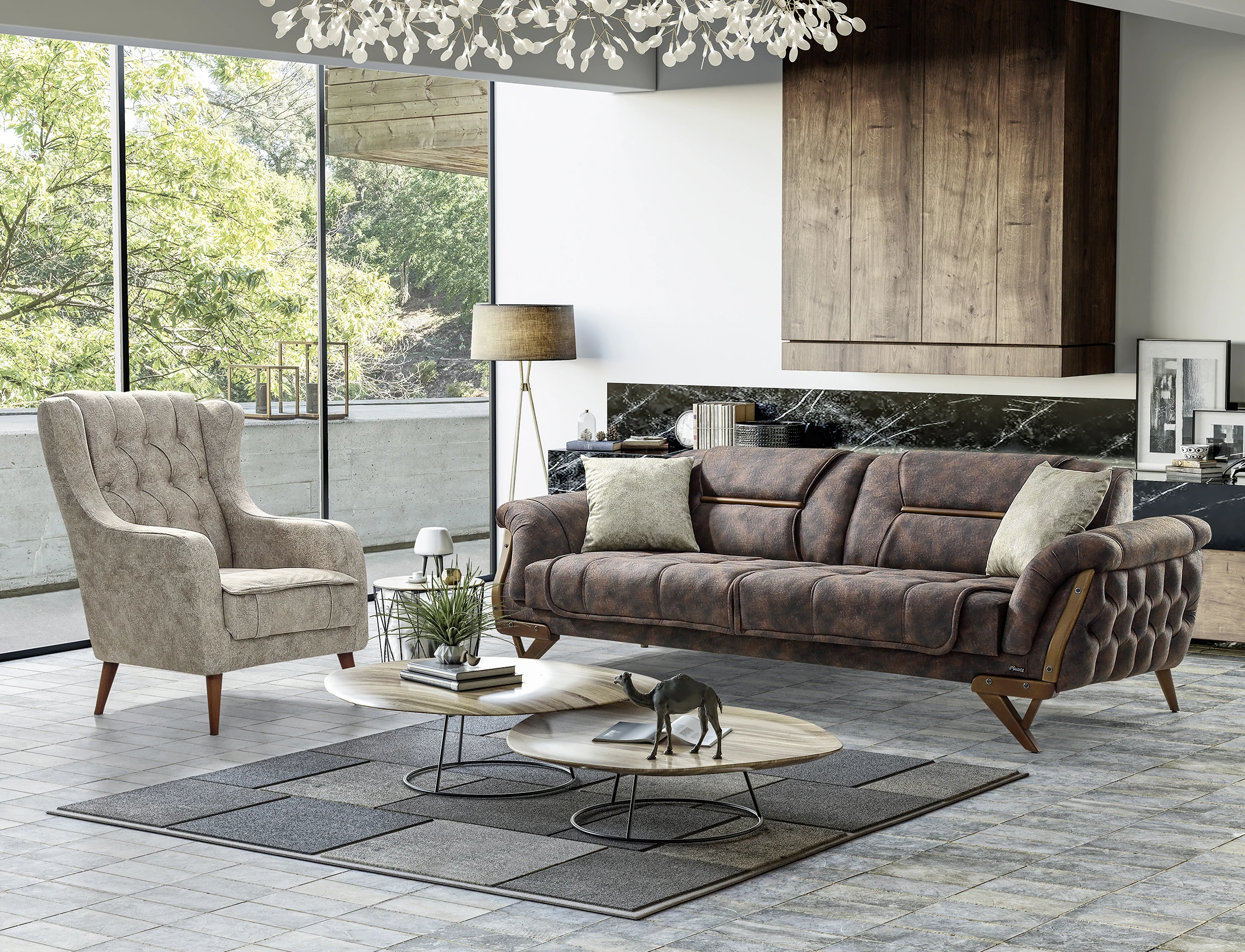 Sofa Set / Living Room Set / Sofabed / Modern Sofa 3+2+1