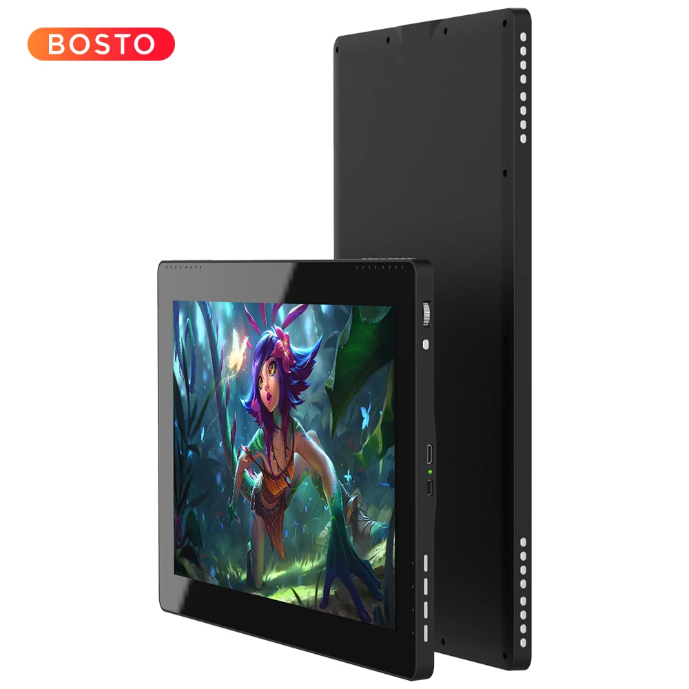 Bosto 15.6 Ips Screen Hd Lcd Monitor Battery Free Pen High Sensitivitydigital Writing Portable Graphics Drawing Tablet