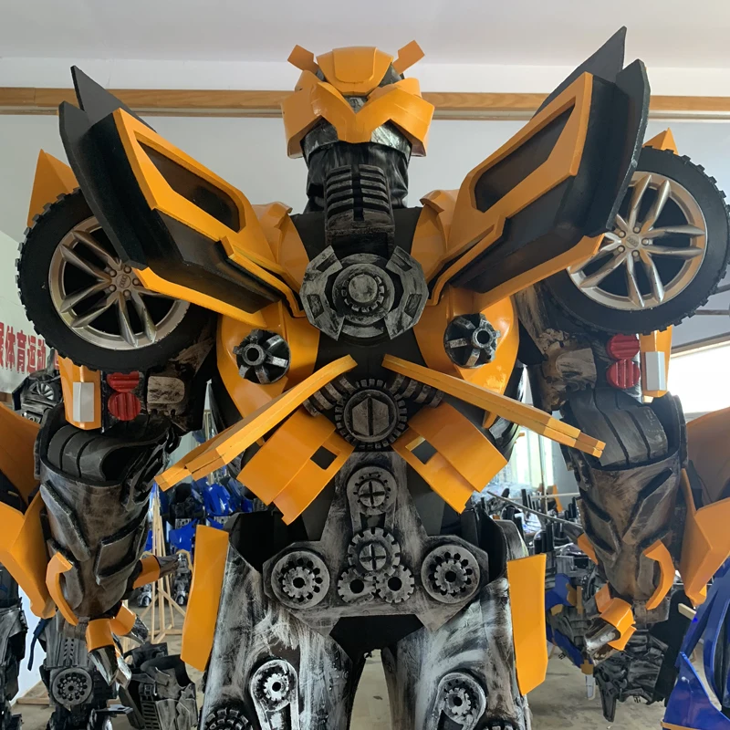 wearable robot for parties bee The designer handmade the wearable robot costume Bumble bee