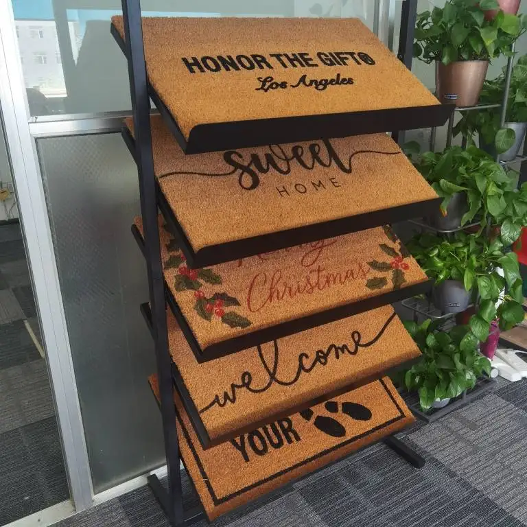 Coconut Coir Display Stand Door Mats Doormats Shelf