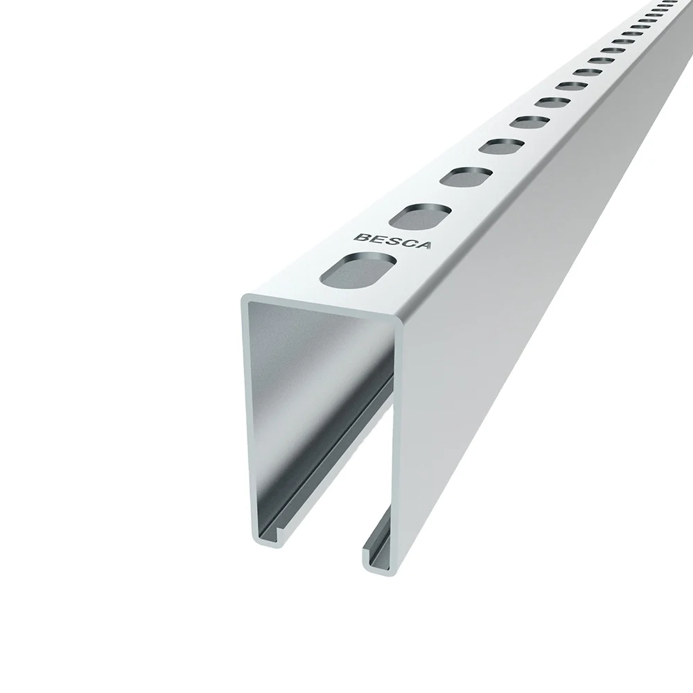 BESCA Manufacturers Customize Wholesale High-quality Double Aluminum Strut Slotted Channel