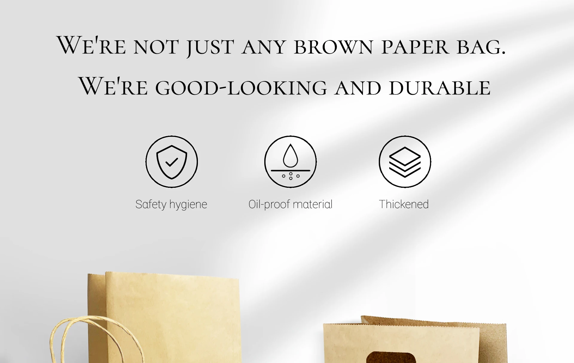 Without handle or with handles good quality shopping bags boba tea custom logo size kraft package paper bag for cup