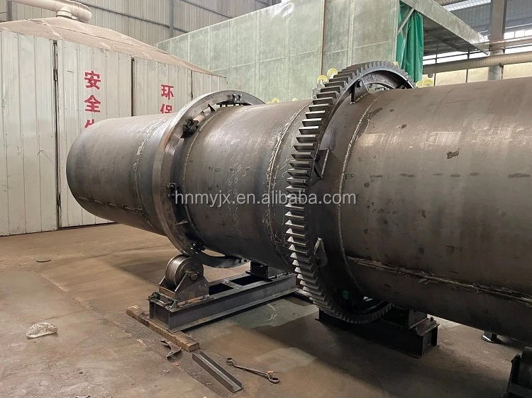 Industrial Carbon Black Coal Ash Drier Machine Clay Soil Vacuum Rotary Drying Drum Dryer