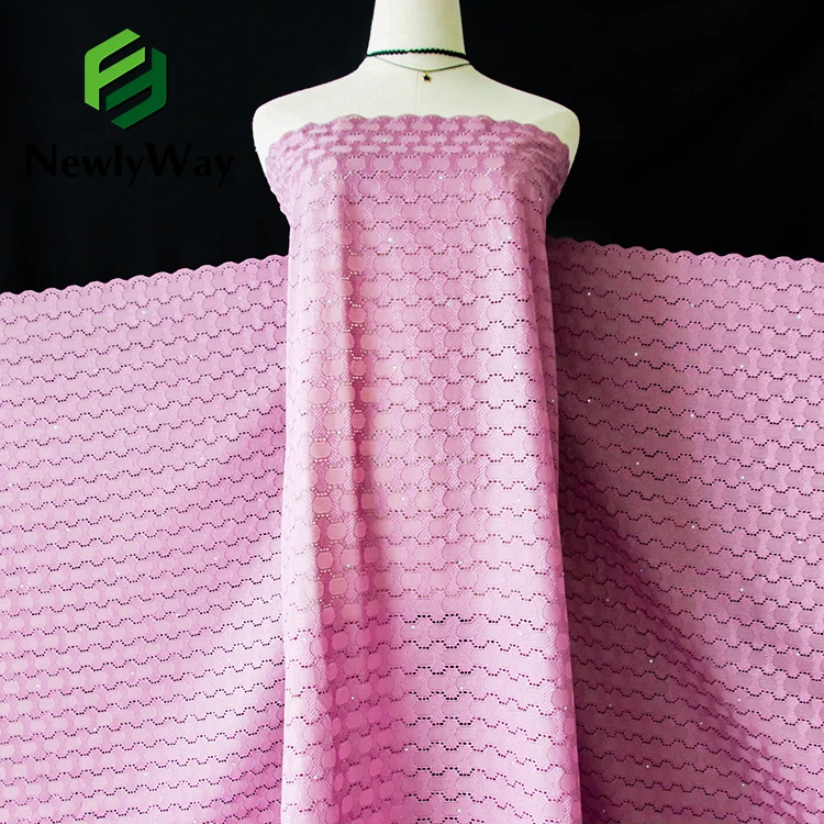 Factory Wholesale High Quality  African fabrics  Swiss voile lace cotton polish lace for men
