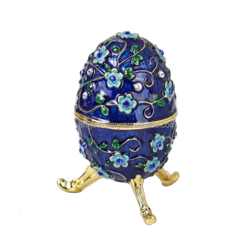 enamel  Feberge egg  Gifts jewelry box and Creative jewelry small ornaments