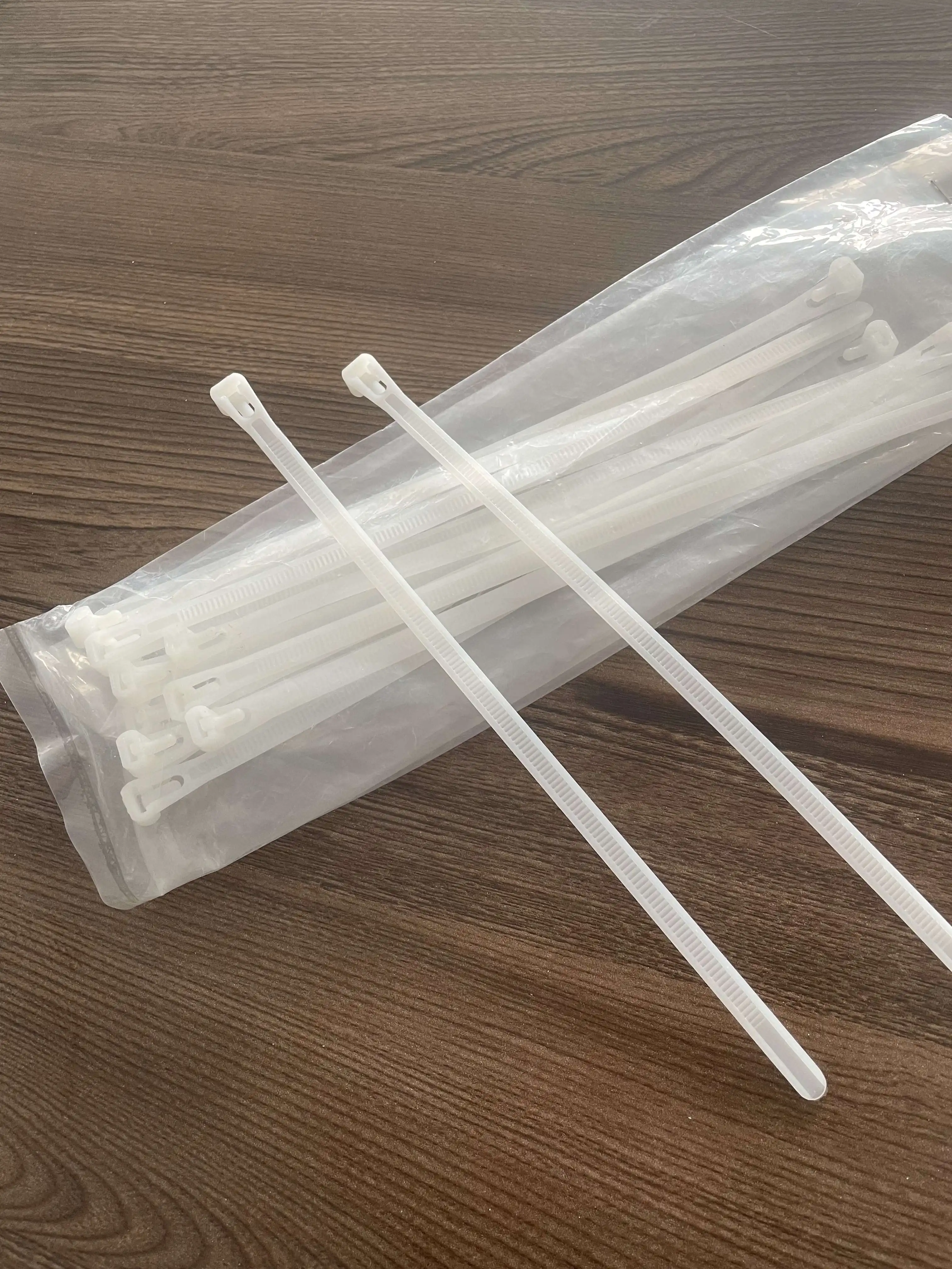 China Manufacturer Custom Industrial Plastic Nylon Cable Ties Zip Ties