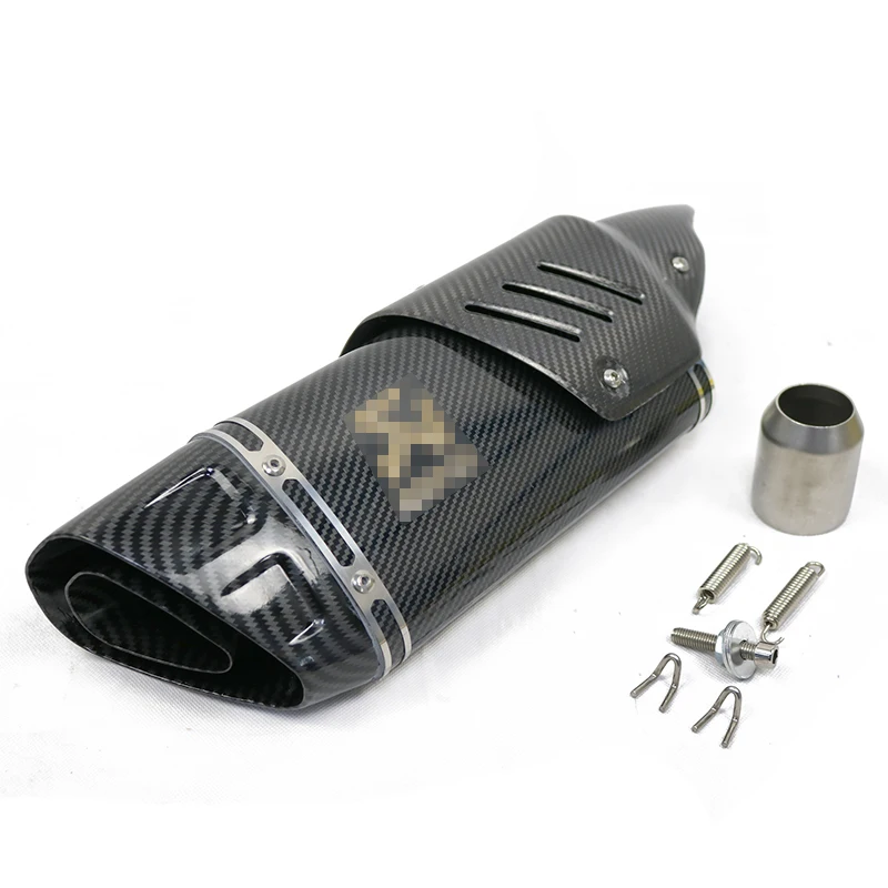Racing Modify Exhaust Pipe 200cc 400cc ATV Muffler For KTM Duke 250 FZ6 CBR250 CB600 MT07 Scooter Escapes Exhaust