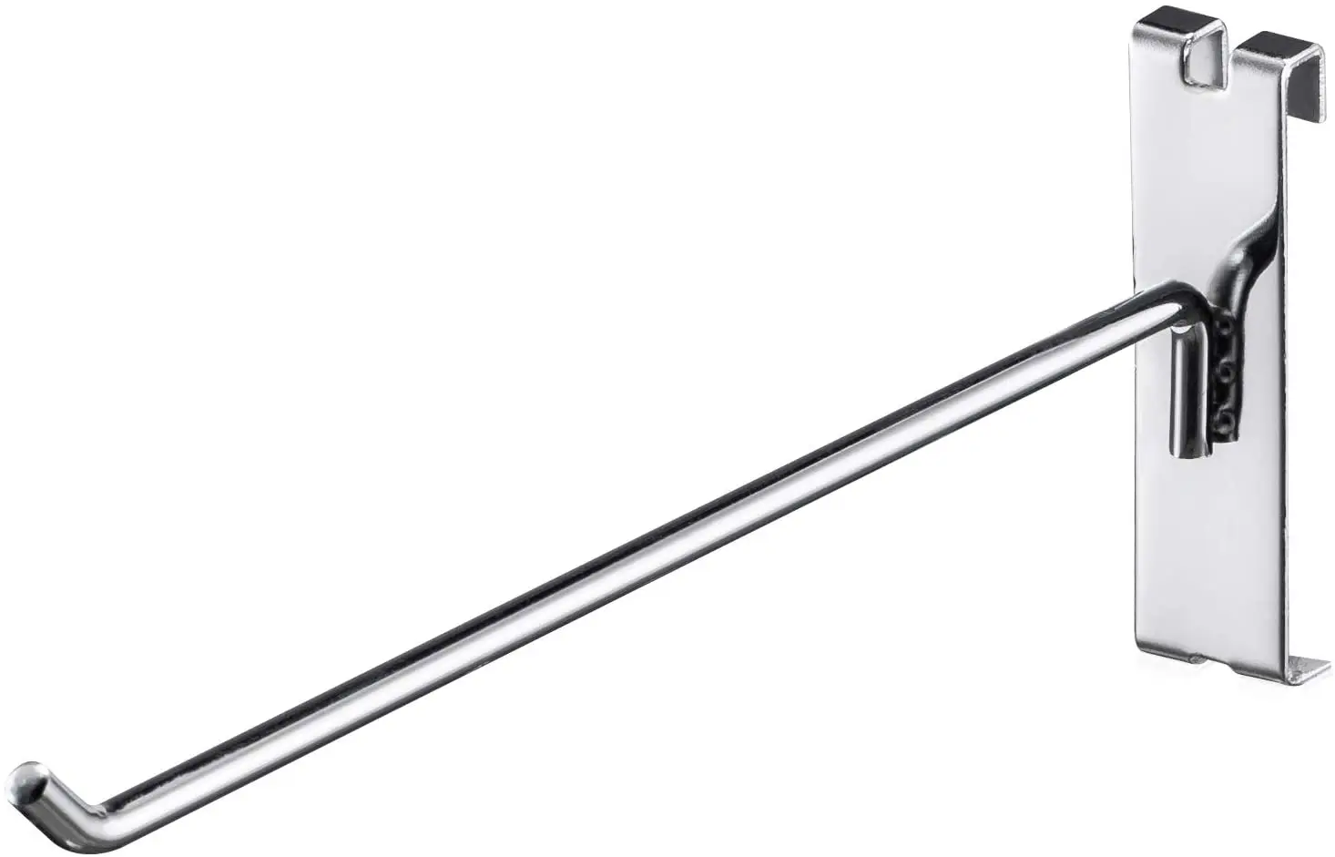 Metal garment Special design security slatwall hook chrome hooks for supermarket display