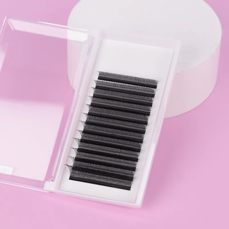 v yy w lash extension 3d 4d 5d Premade Wispy Fans Korea PBT fiber Handmade Private Label eyelash extension supplies