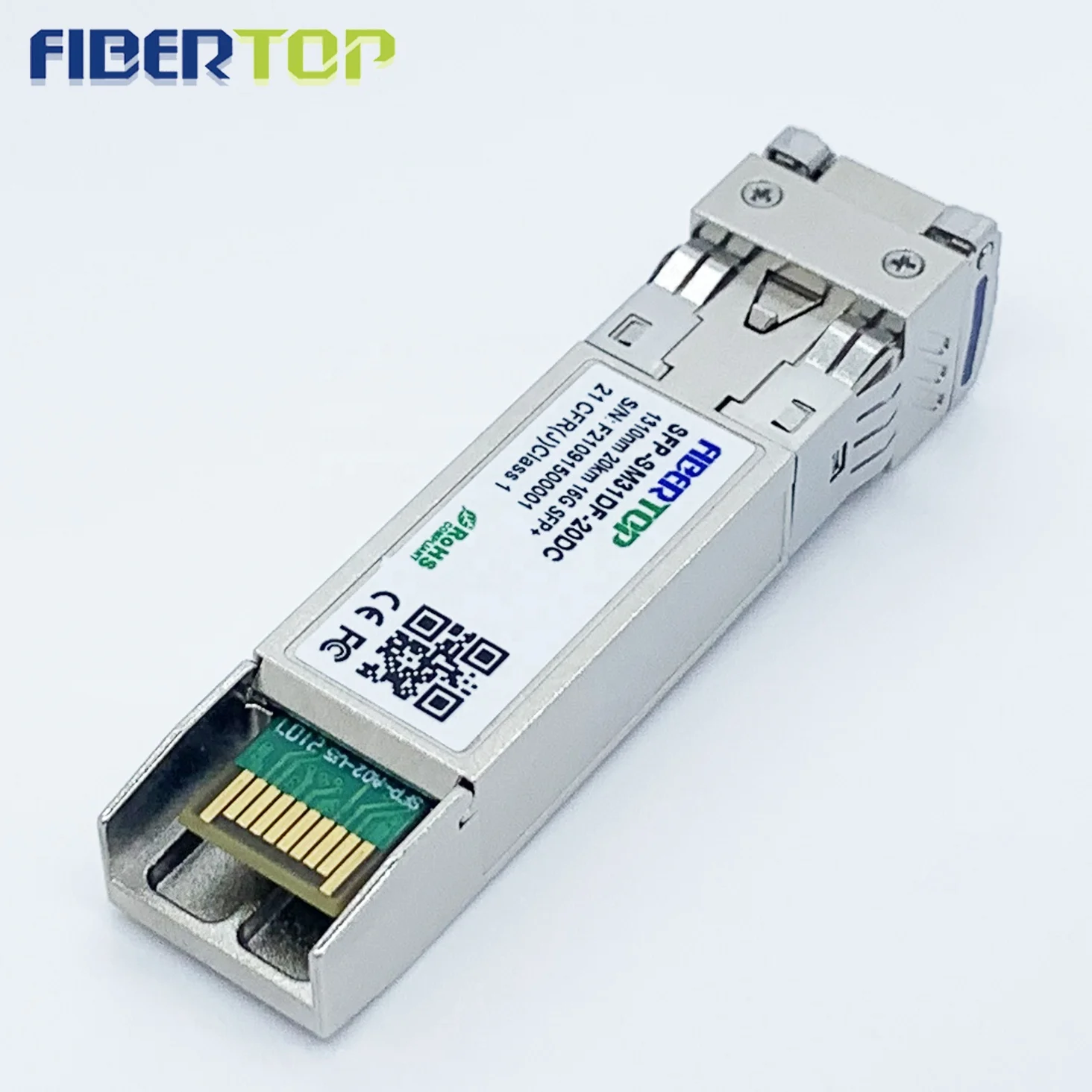 Волоконно-оптический модуль приемопередатчика Fibertop 16G SFP + 1310 нм 20 км для сетевых интерфейсных карт