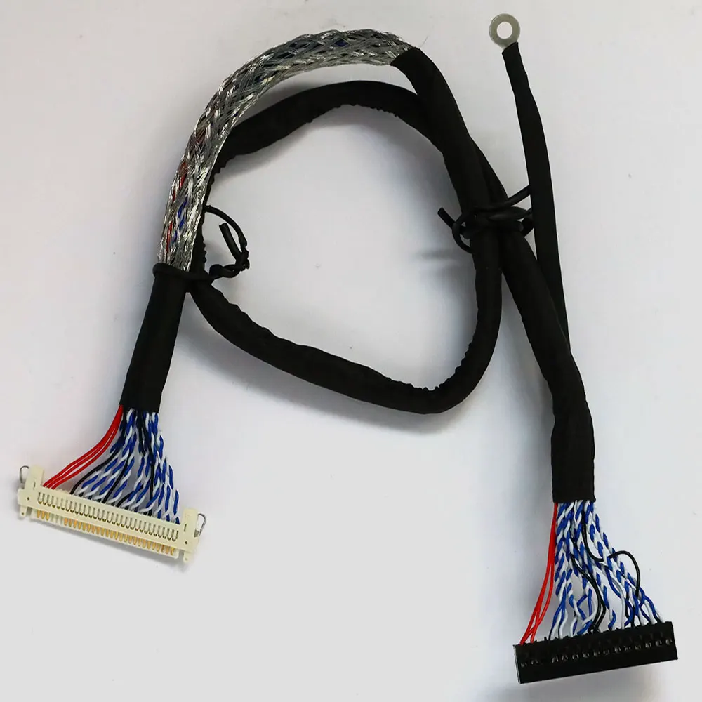 30 Pin 2ch 8s LVDS Cable for LCD Panel Display Cable Wire