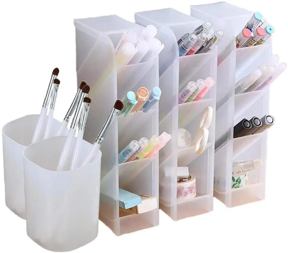 
Amazon Choice office stationery Creative simplicity Pen container Multi layer pen holder set 