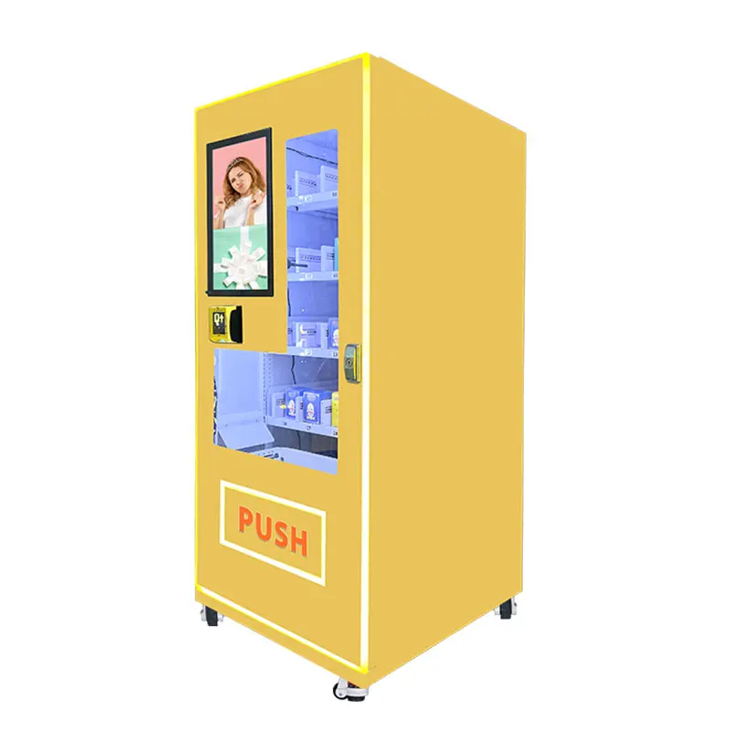 high recommend canned drink vending machines small vending machine 21.5 inches touch shopping vending machine with pusher lane
