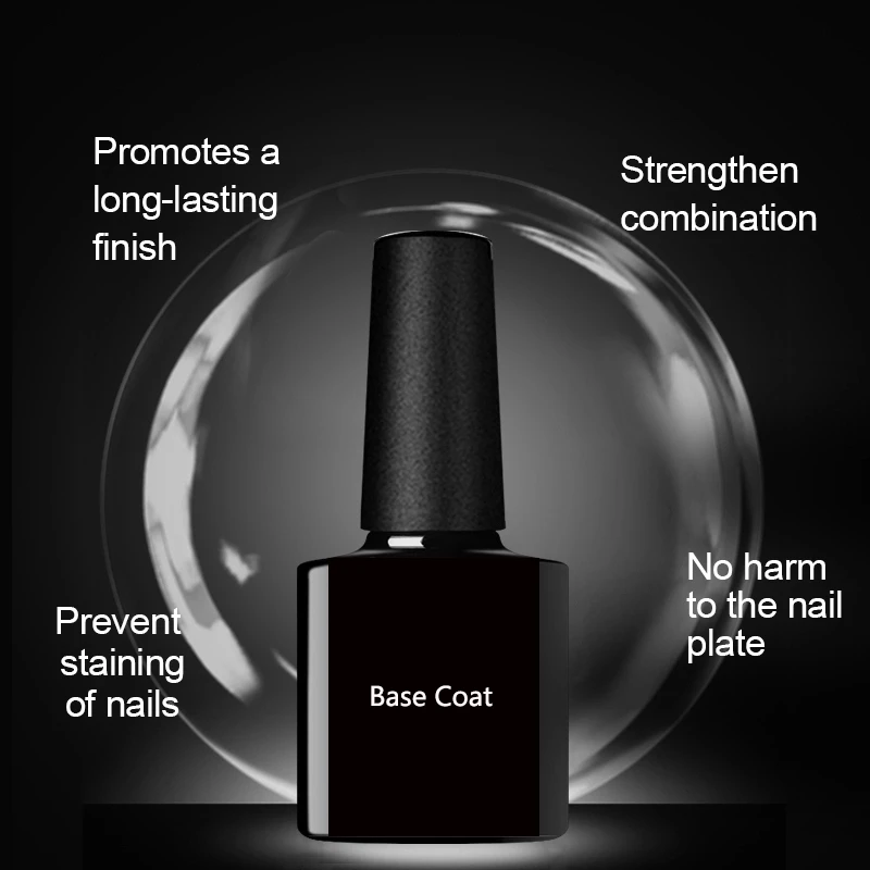 malanhu free samples beauty products uv gel nail polish nail professional soak off base coat top coat 8ML gel uv nail polish set